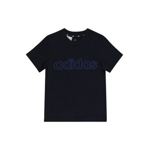 ADIDAS PERFORMANCE Funkční tričko 'Lin'  černá / modrá