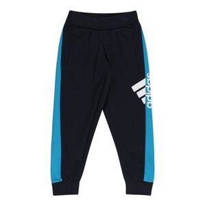 ADIDAS PERFORMANCE Sportovní kalhoty 'BOS'  černá / modrá / bílá