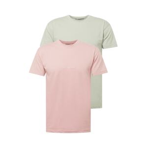 Mennace Tričko  růžová / pastelově zelená