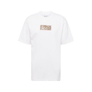 Karl Kani Shirt  bílá / hnědá