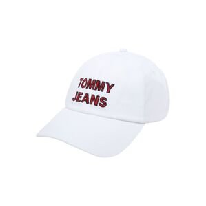 Tommy Jeans Čepice  bílá / červená / černá