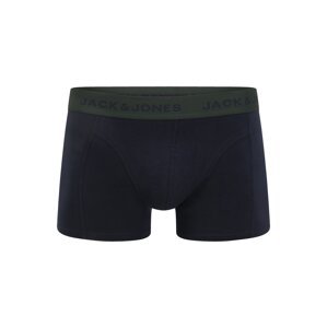 JACK & JONES Boxerky  tmavě modrá / tmavě zelená