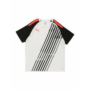 PUMA Funkční tričko 'TeamLIGA'  bílá / černá / oranžově červená