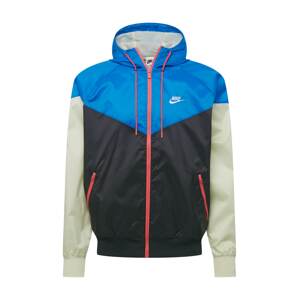 Nike Sportswear Přechodná bunda  nebeská modř / pastelově zelená / lososová / černá / bílá