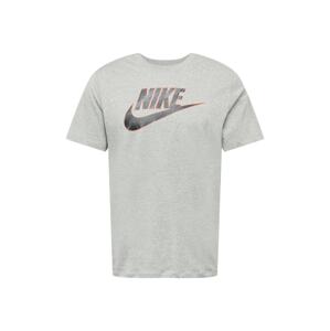 Nike Sportswear Tričko  šedý melír / černá / lososová / tmavě šedá