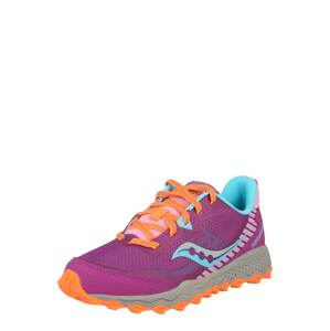 saucony Sportovní boty 'PEREGRINE 11 SHIELD'  pink / oranžová / aqua modrá