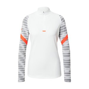 NIKE Funkční tričko 'Strike'  bílá / grafitová / šedá / svítivě oranžová