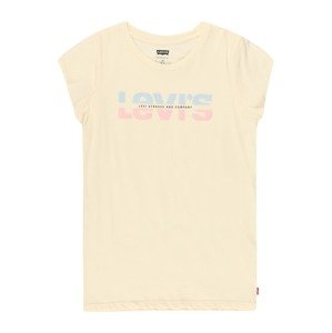 LEVI'S Tričko  šedobéžová / světlemodrá / pink / světle žlutá