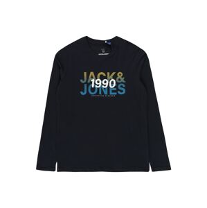 Jack & Jones Junior Tričko 'Fade'  námořnická modř / modrá / bílá / žlutá