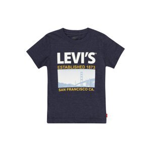 LEVI'S Tričko  marine modrá / bílá / limone / kouřově modrá