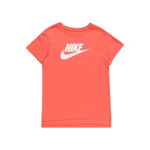 Nike Sportswear Tričko 'Futura'  lososová / bílá