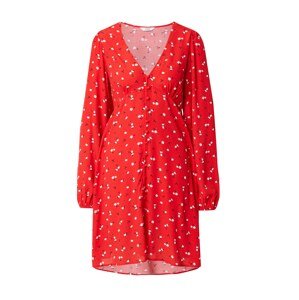 Envii Košilové šaty 'CORALINE'  červená / bílá / černá