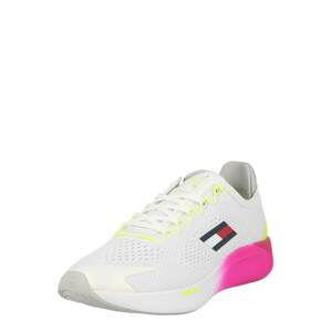 Tommy Sport Sportovní boty 'Elite Racer'  bílá / svítivě růžová / svítivě žlutá / marine modrá / červená