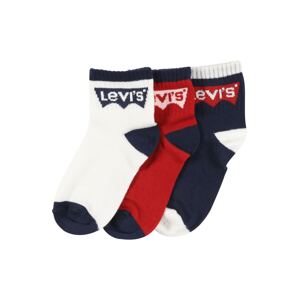LEVI'S Ponožky 'BATWING'  bílá / noční modrá / červená / světle růžová