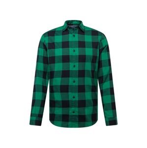 JACK & JONES Košile 'EGINGHAM'  zelená / černá