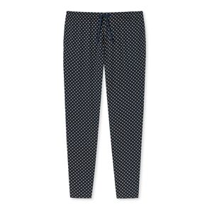 SCHIESSER Pyžamové kalhoty 'Selected'  námořnická modř / světlemodrá / jasně oranžová