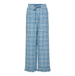 SELECTED FEMME Pyžamové kalhoty 'Piper'  modrá / béžová