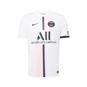 NIKE Trikot 'Paris Saint-Germain 2021/22 Stadium Away'  bílá / černá / pastelově růžová