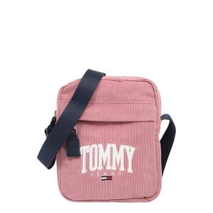 Tommy Jeans Taška přes rameno 'COLLEGE'  tmavě růžová / bílá / červená / námořnická modř