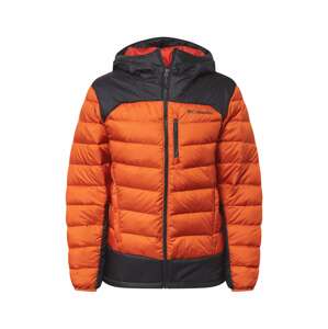 COLUMBIA Outdoorová bunda  oranžová / černá