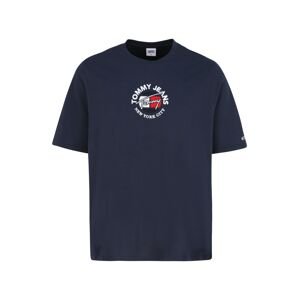 Tommy Jeans Plus T-Shirt  námořnická modř