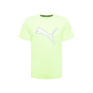 PUMA Funkční tričko  světle zelená / bílá / petrolejová