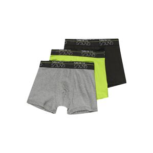 SANETTA Spodní prádlo  šedý melír / svítivě zelená / černá