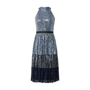 SWING Koktejlové šaty  šedá / světlemodrá / námořnická modř / černá