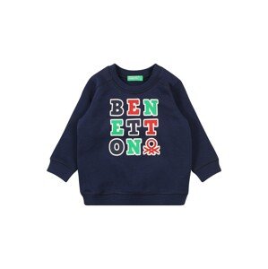 UNITED COLORS OF BENETTON Sweatshirt  noční modrá / zelená / bílá / červená
