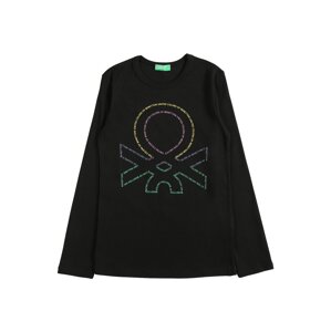 UNITED COLORS OF BENETTON Shirt  černá / mix barev
