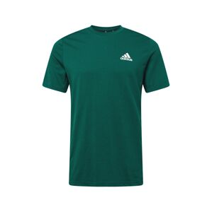 ADIDAS PERFORMANCE Funkční tričko  tmavě zelená / bílá