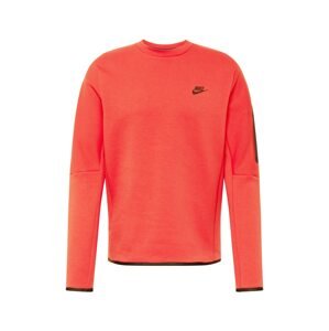 Nike Sportswear Mikina  svítivě červená / černá