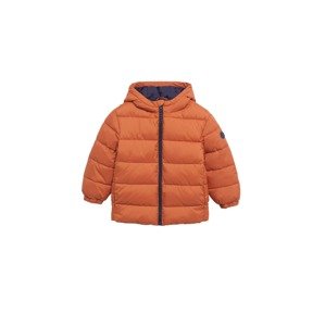 MANGO KIDS Zimní bunda 'America' tmavě oranžová