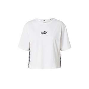 PUMA Funkční tričko 'Power'  černá / bílá
