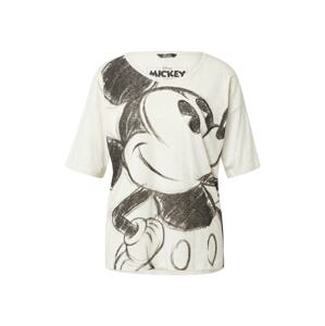 PRINCESS GOES HOLLYWOOD Oversized tričko 'Disney Mickey'  šedý melír / černá