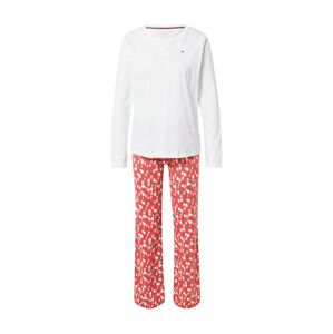 Tommy Hilfiger Underwear Pyžamo  bílá / červená / šedá / námořnická modř / béžová