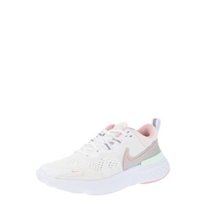 NIKE Běžecká obuv 'React Miler 2'  bílá / šedá / pastelově růžová