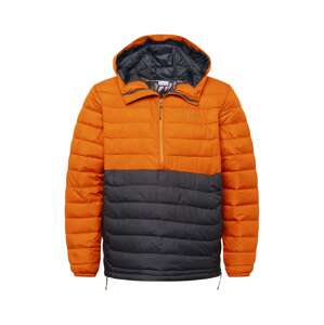 COLUMBIA Outdoorová bunda  tmavě šedá / oranžová