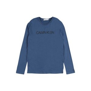 Calvin Klein Jeans Tričko  chladná modrá / černá