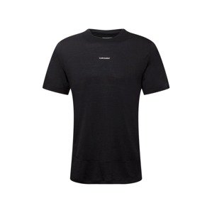 ICEBREAKER Funkční tričko 'Meteroa'  černá / bílá