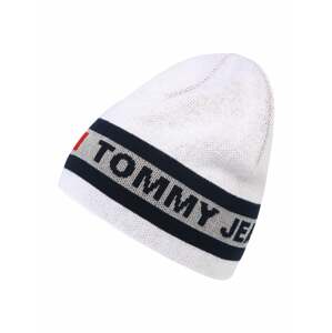 Tommy Jeans Čepice  bílá / červená / námořnická modř / šedá
