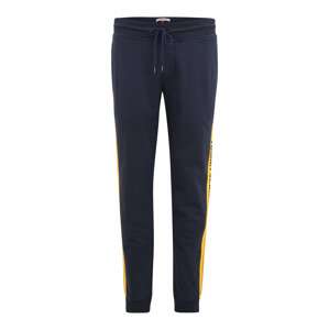 Tommy Jeans Plus Kalhoty  námořnická modř / žlutá