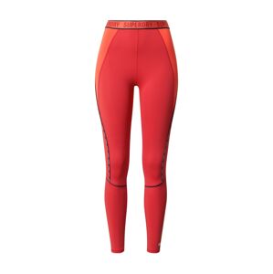 Superdry Sportovní kalhoty  červená / tmavě oranžová / černá