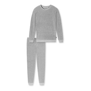 SCHIESSER Pyžamo dlouhé 'Fashion Nightwear'  šedý melír