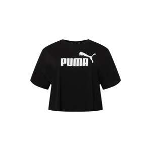 PUMA Funkční tričko 'Plus' černá / bílá