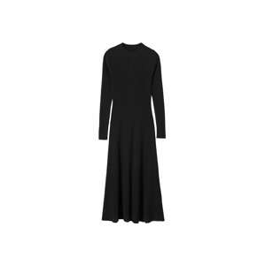 MANGO Úpletové šaty 'Lenno'  černá