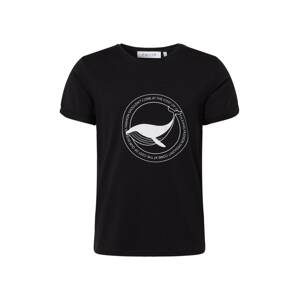 NU-IN T-Shirt  černá / bílá