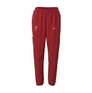 NIKE Sportovní kalhoty 'Liverpool FC' oranžová / červená