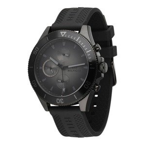 TOMMY HILFIGER Analogové hodinky  černá / tmavě šedá
