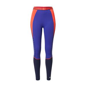 Superdry Sportovní kalhoty  kobaltová modř / bílá / oranžově červená